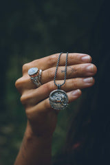 Angitia moonstone sisters ring