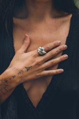 Anthemusa ring ~ (polished silver)