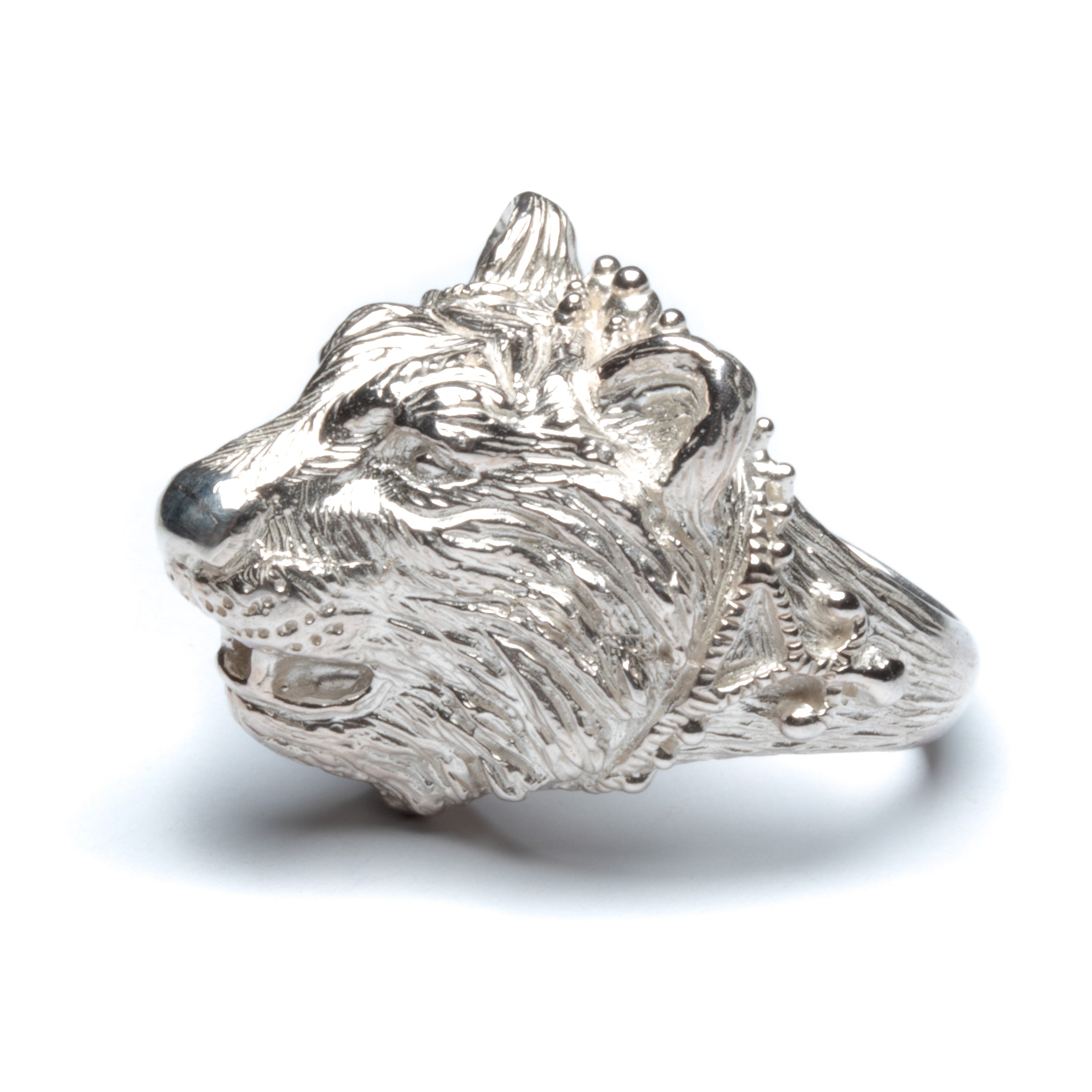 Tiger ring ~ (polished silver)