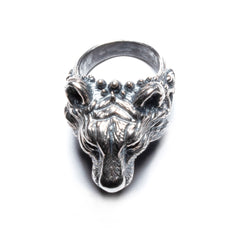 Tiger ring ~ (blackened silver)