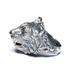 Tiger ring ~ (blackened silver)