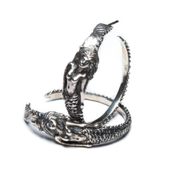 Angitia Hoop Earrings (Blackened Silver)
