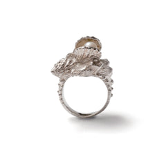 Anthemusa ring ~ (polished silver)