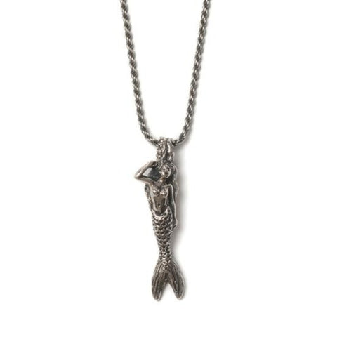 Mermaid Necklace (Blackened Silver)