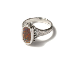 Roman Boulder Opal Ring