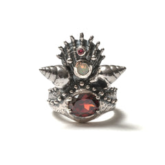Cosmic sea crown ring