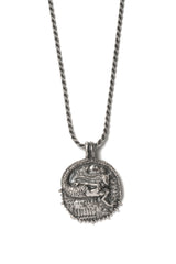 Angitia Coin Necklace (Blackened Silver)