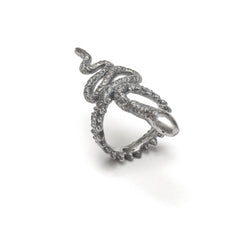 Snake ring ~ (blackened silver)