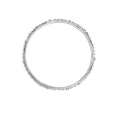 Bubble Tide Bangle (Polished Silver)
