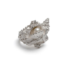 Anthemusa ring ~ (polished silver)