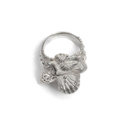 Anthemusa ring ~ (polished silver)